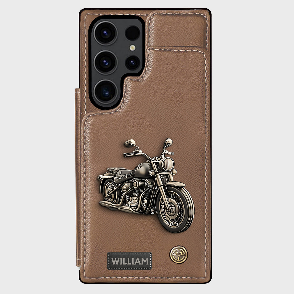 Étui portefeuille personnalisé pour motard passionné