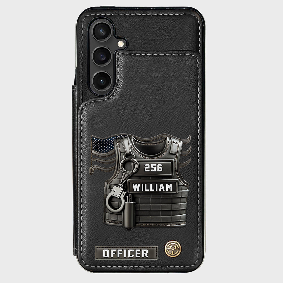 Dienen und Schützen – Personalisierte Handyhülle im Polizei-Look