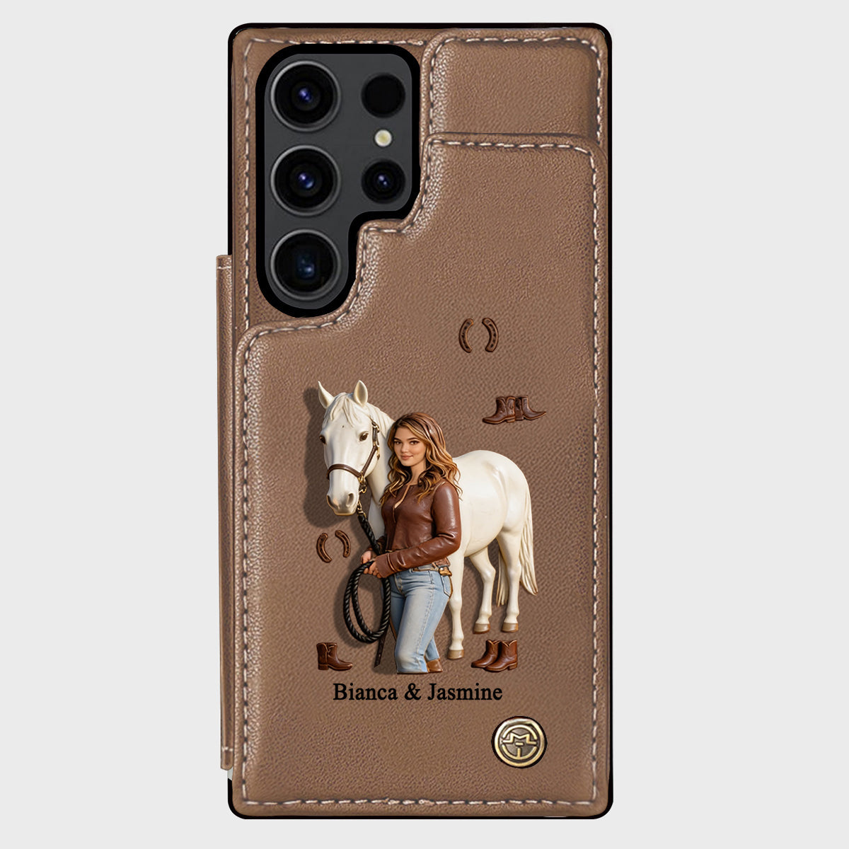 Horse Girl - Personalized Horse Wallet Phone Case