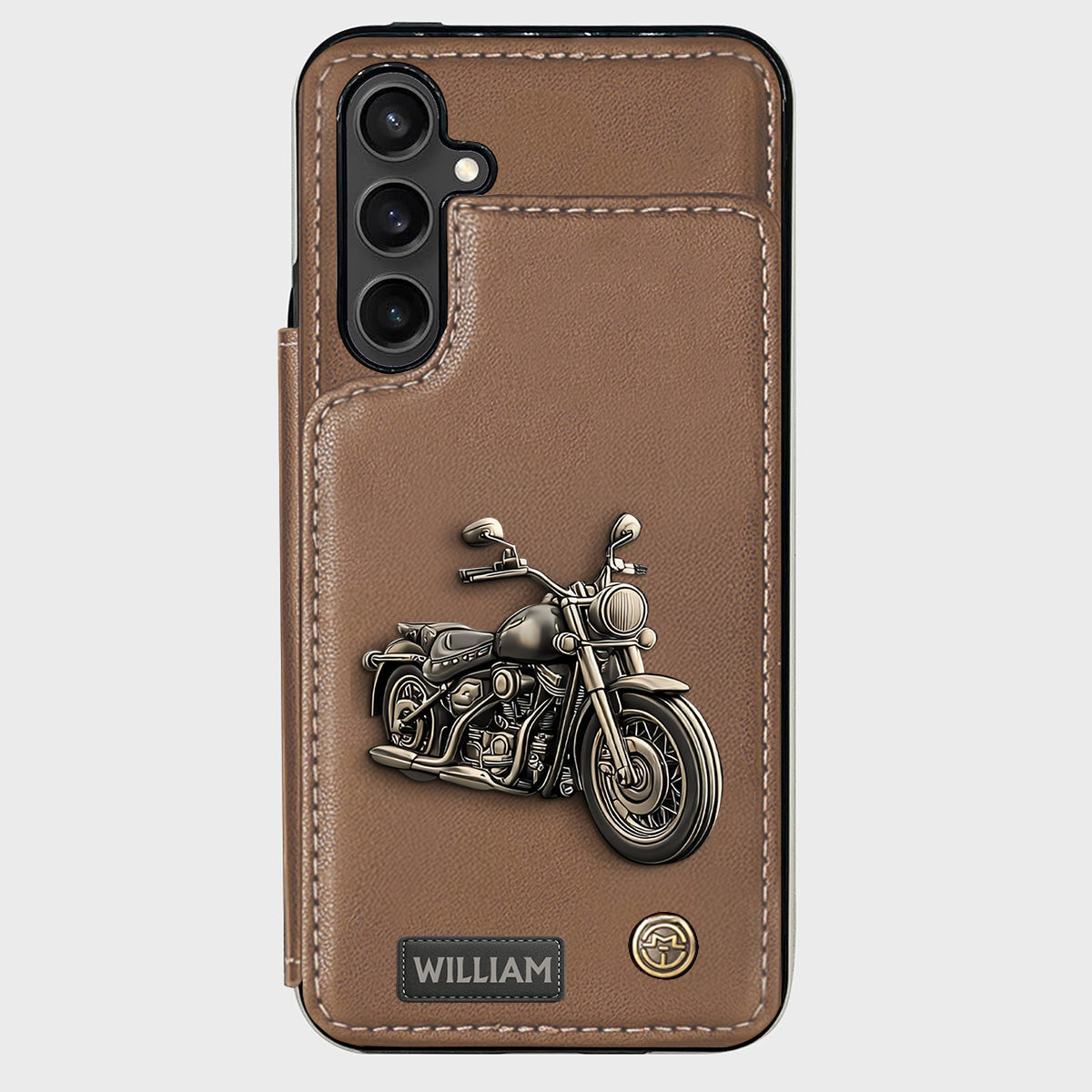 Étui portefeuille personnalisé pour motard passionné