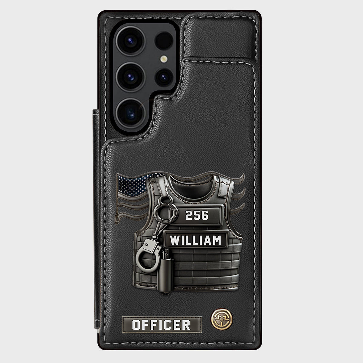 Dienen und Schützen – Personalisierte Handyhülle im Polizei-Look
