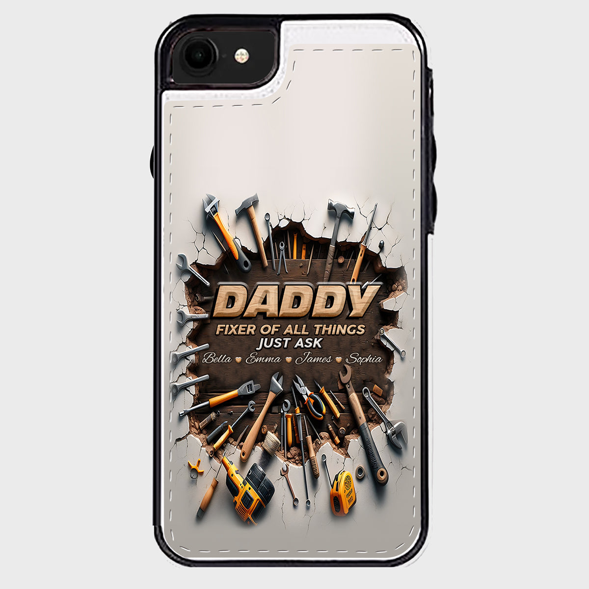 Fixer Of All Things - Personalized Father Foldable Wallet Phone Case