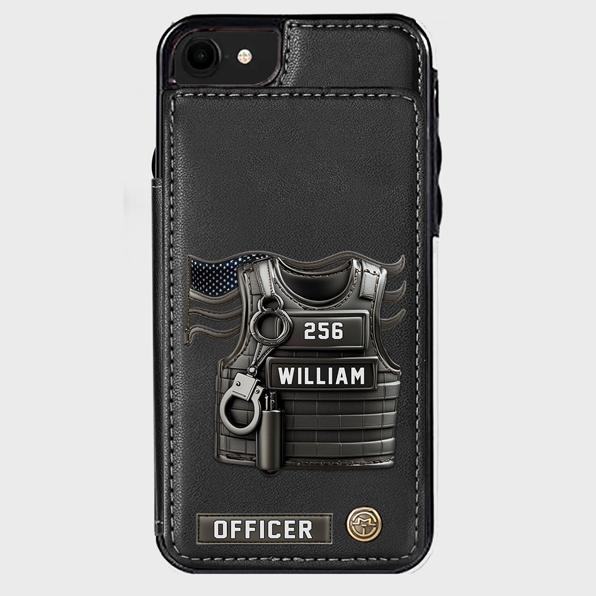 Dienen und Schützen – Personalisierte Handyhülle im Polizei-Look