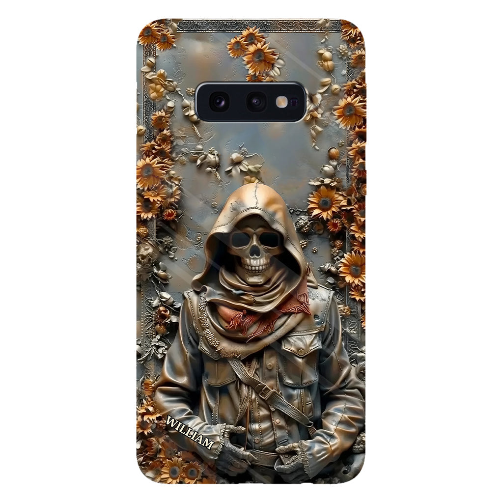 Vintage Skull - Personalized Skull Full Print Phone Case