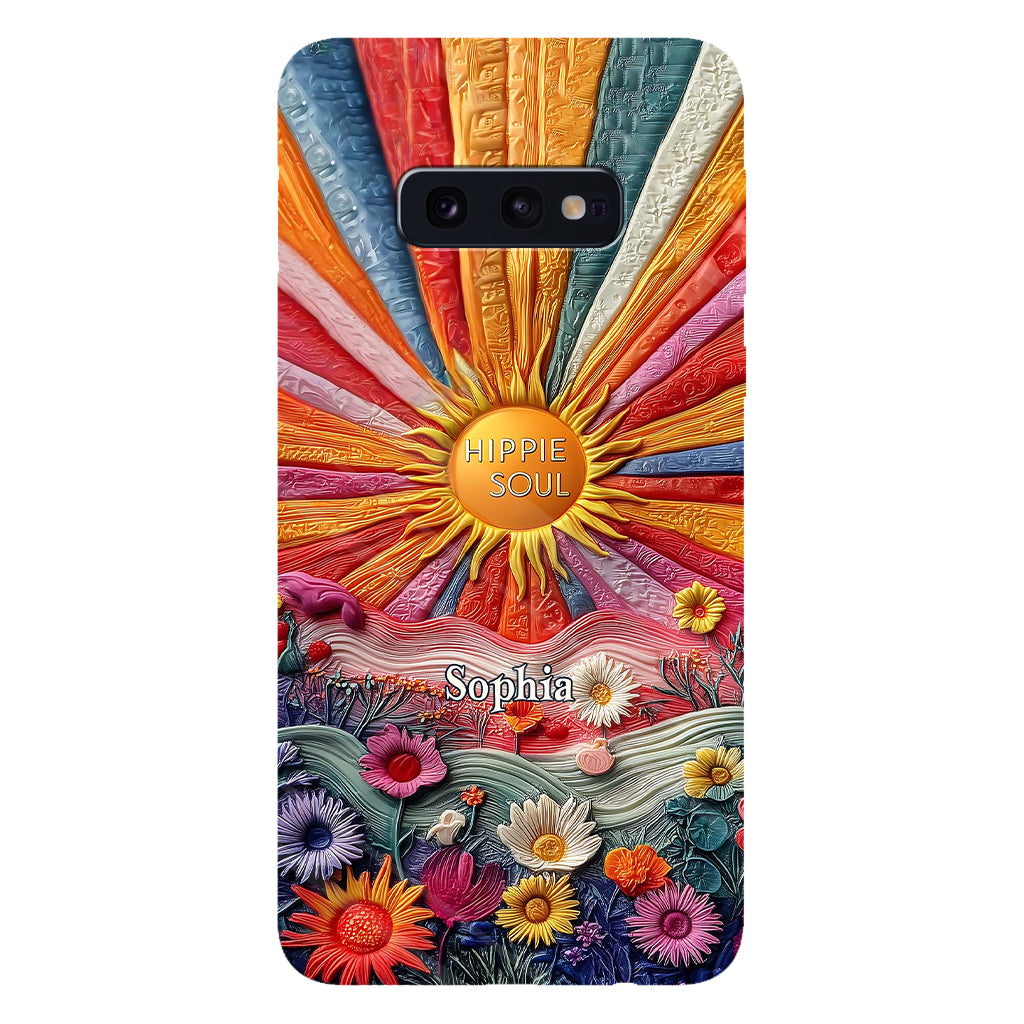 Coque de téléphone personnalisée Hippie Soul - Motif hippie intégral
