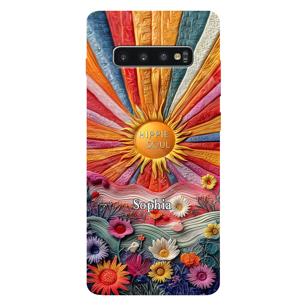 Coque de téléphone personnalisée Hippie Soul - Motif hippie intégral