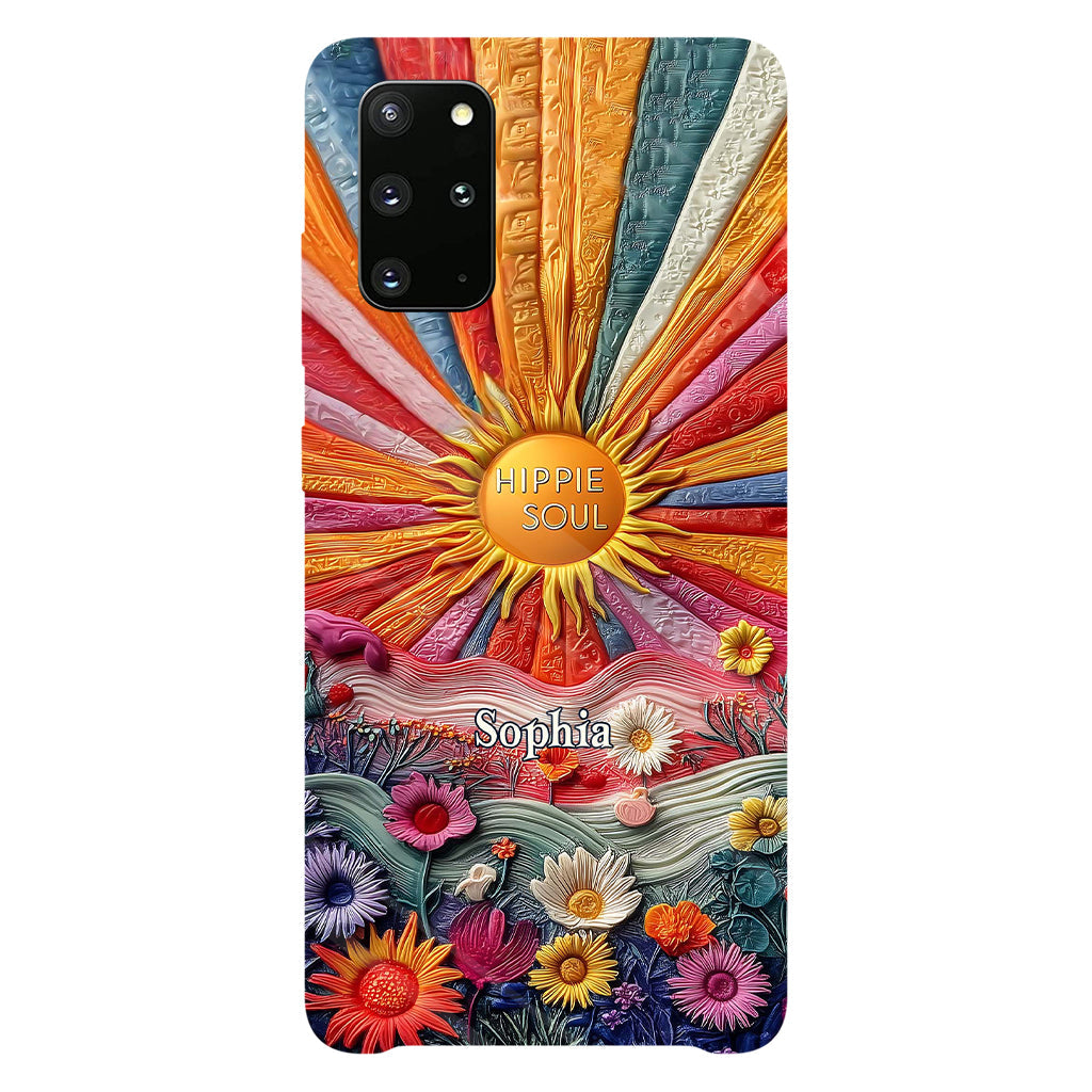 Coque de téléphone personnalisée Hippie Soul - Motif hippie intégral