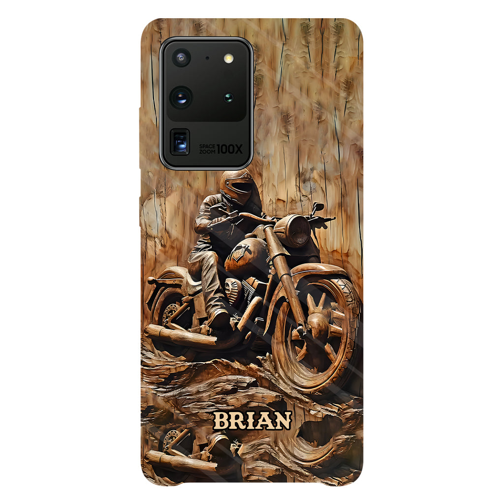 Biker – Personalisierte Handyhülle mit Biker-Motiv und Volldruck