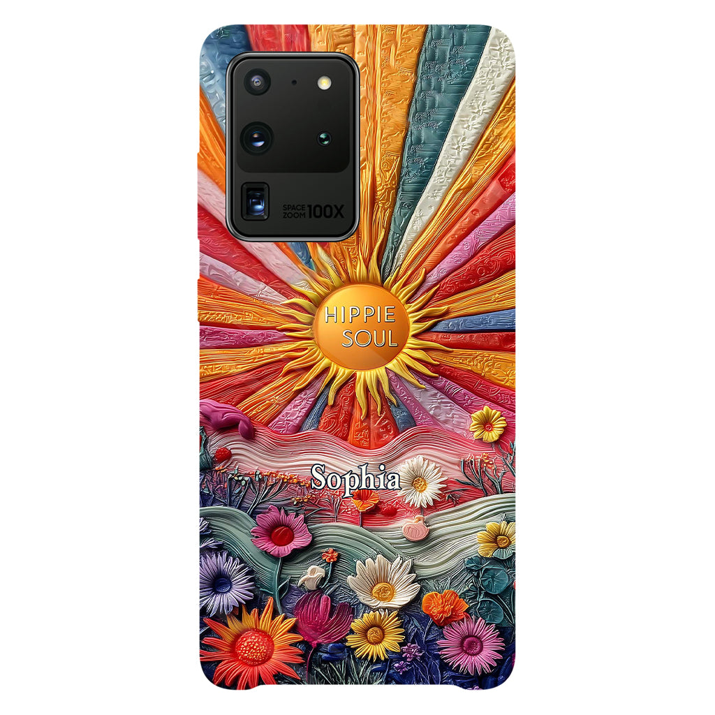 Coque de téléphone personnalisée Hippie Soul - Motif hippie intégral
