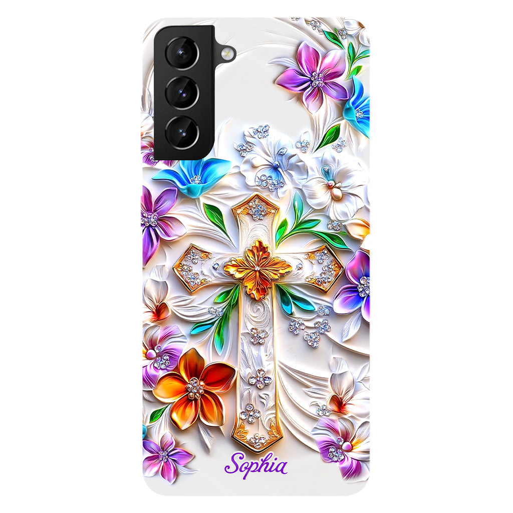 Croire - Coque de téléphone personnalisée avec impression chrétienne intégrale