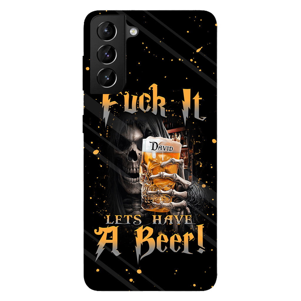 Prenons une bière ! - Coque de téléphone personnalisée avec impression intégrale sur le thème de la bière