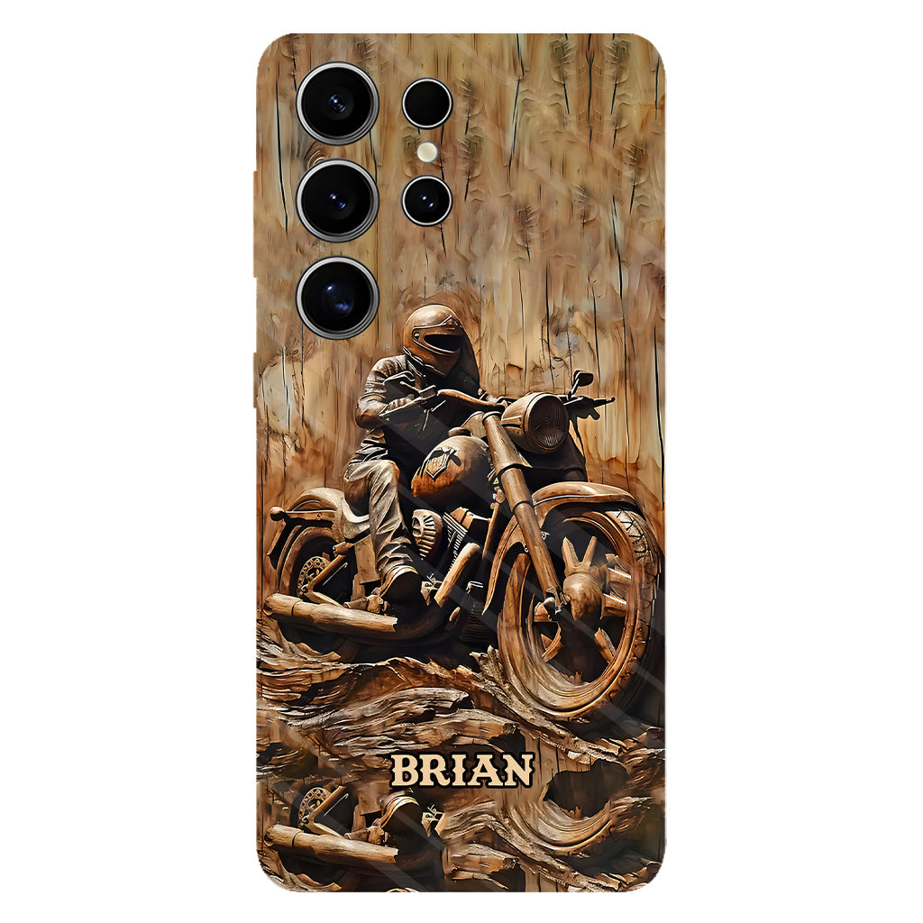 Biker – Personalisierte Handyhülle mit Biker-Motiv und Volldruck