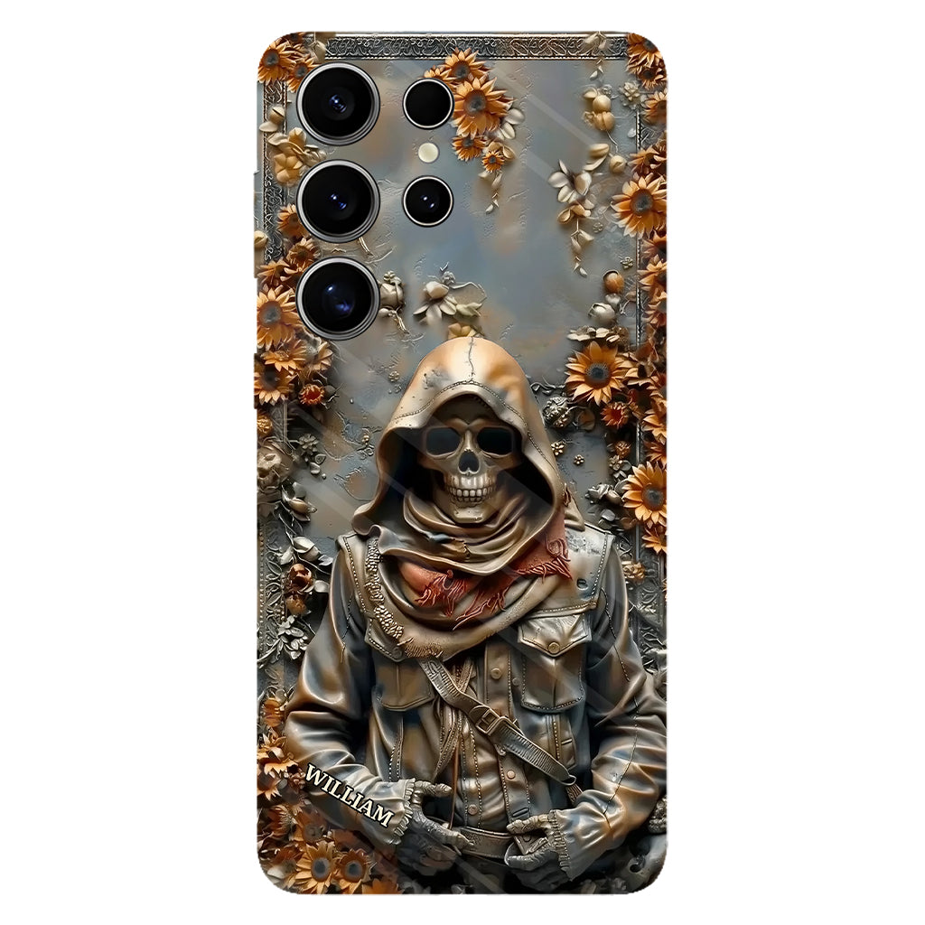 Vintage Skull - Personalized Skull Full Print Phone Case