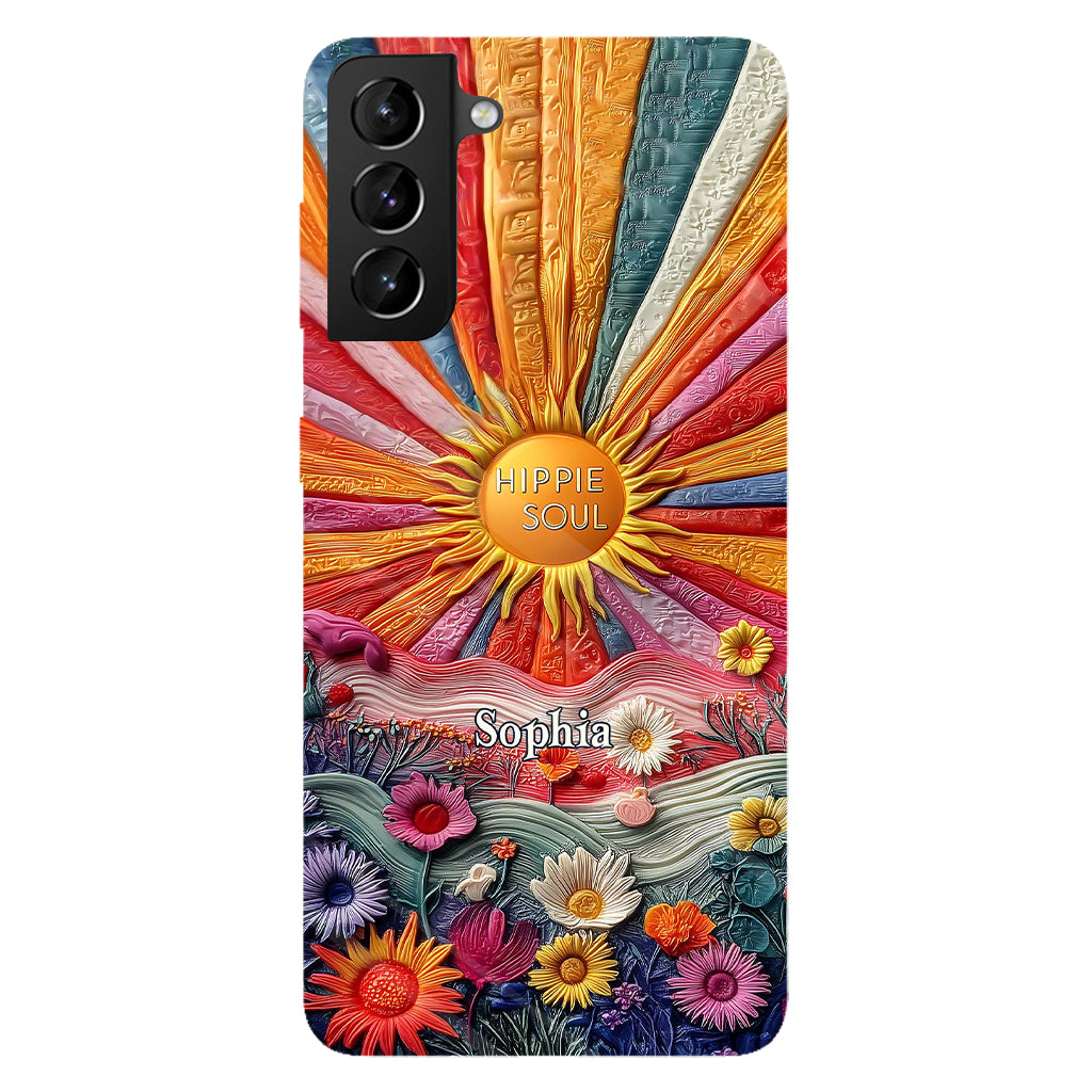 Coque de téléphone personnalisée Hippie Soul - Motif hippie intégral
