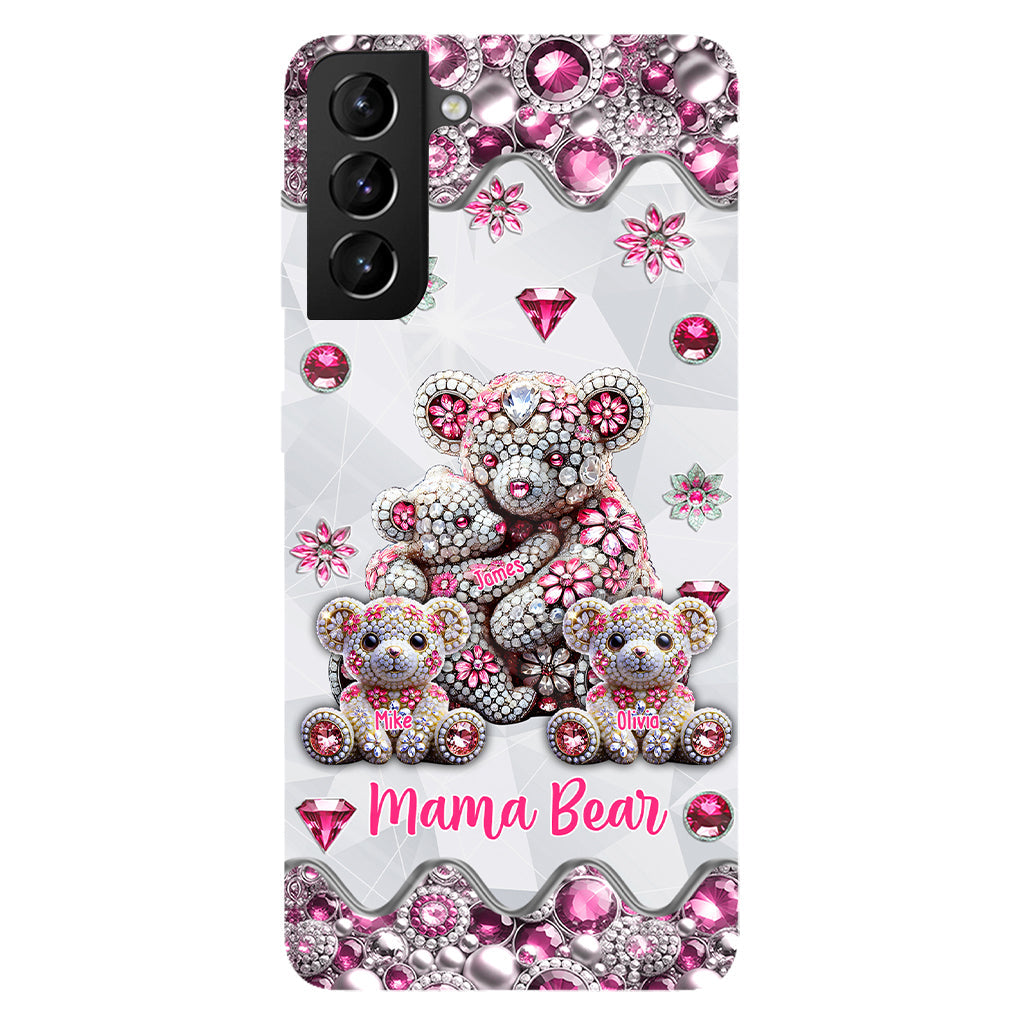 Mama Bear Gift For Mom, Grandma,.. - Personalized Mother Full Print Phone Case