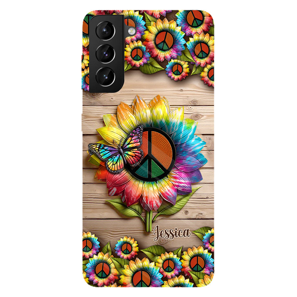 Hippie Soul – Personalisierte Handyhülle mit Hippie-Vollbilddruck