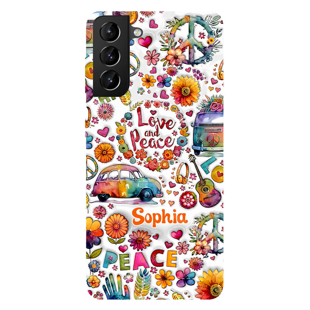 Hippie Soul – Personalisierte Handyhülle mit Hippie-Vollbilddruck