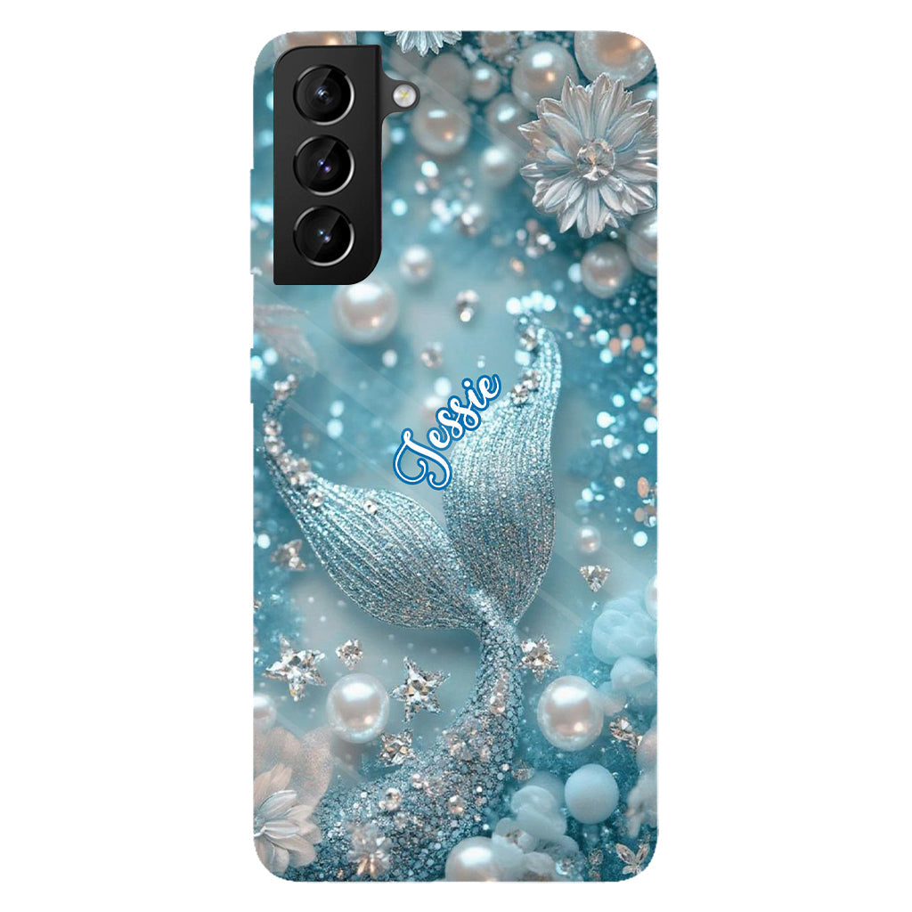 Petite plage salée - Coque de téléphone personnalisée pour amoureux de la mer avec impression intégrale