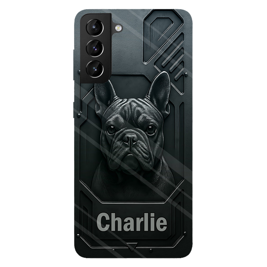 Beste Hundemama/Hundepapa – Personalisierte Handyhülle mit Hundemotiv
