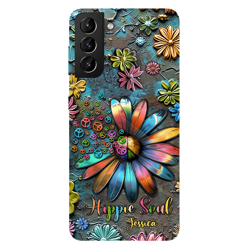 Hippie Soul – Personalisierte Handyhülle mit Hippie-Vollbilddruck