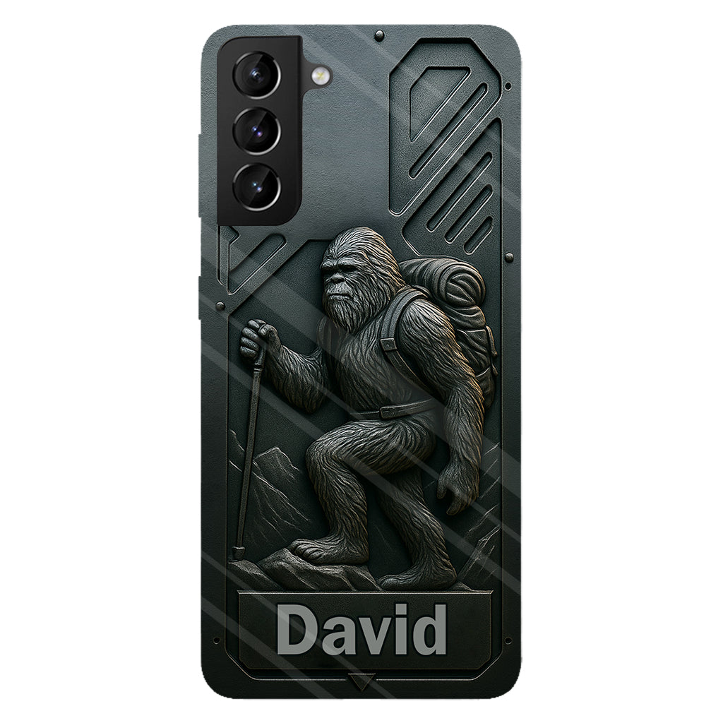 Sasquatch - Coque de téléphone personnalisée avec motif intégral de randonnée