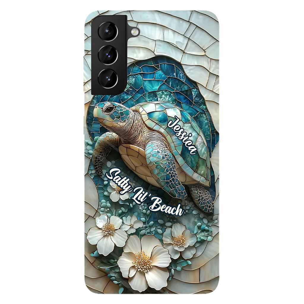 Wunderschöne Schildkröte – Personalisierte Handyhülle für Meeresliebhaber mit Vollbilddruck