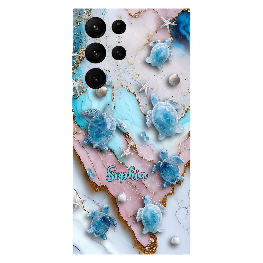 Love Turtles - Personalized Turtle Full Print Phone Case