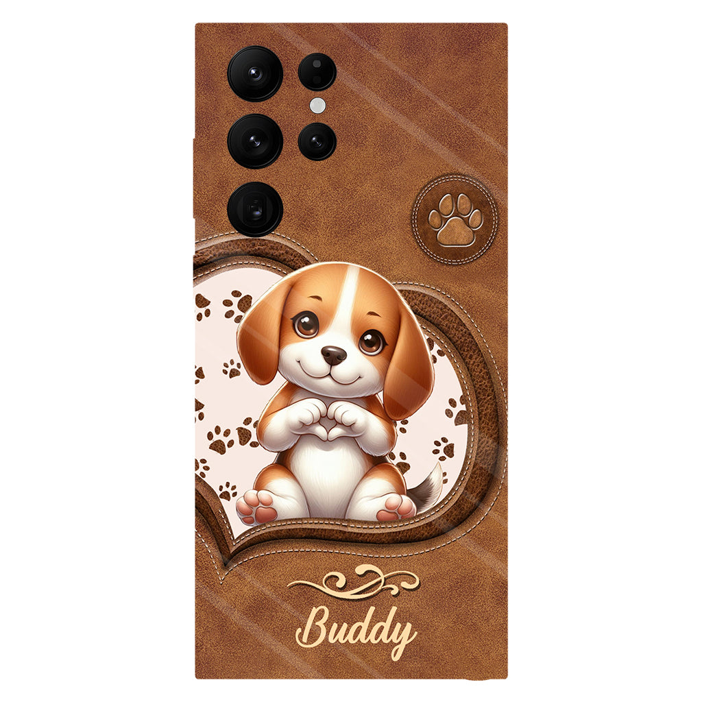 Adorables chiens - Coque de téléphone personnalisée avec imprimé intégral de chien