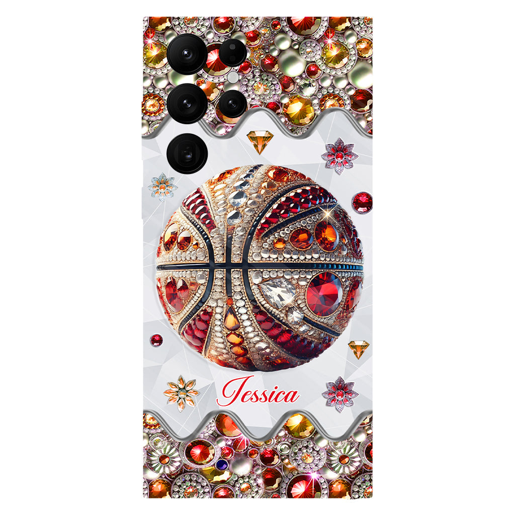 Passionné de basketball - Coque de téléphone personnalisée avec imprimé intégral de basketball