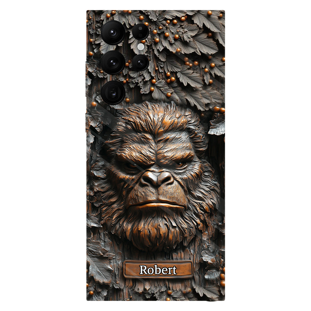 Sasquatch - Coque de téléphone personnalisée avec motif intégral pour le camping