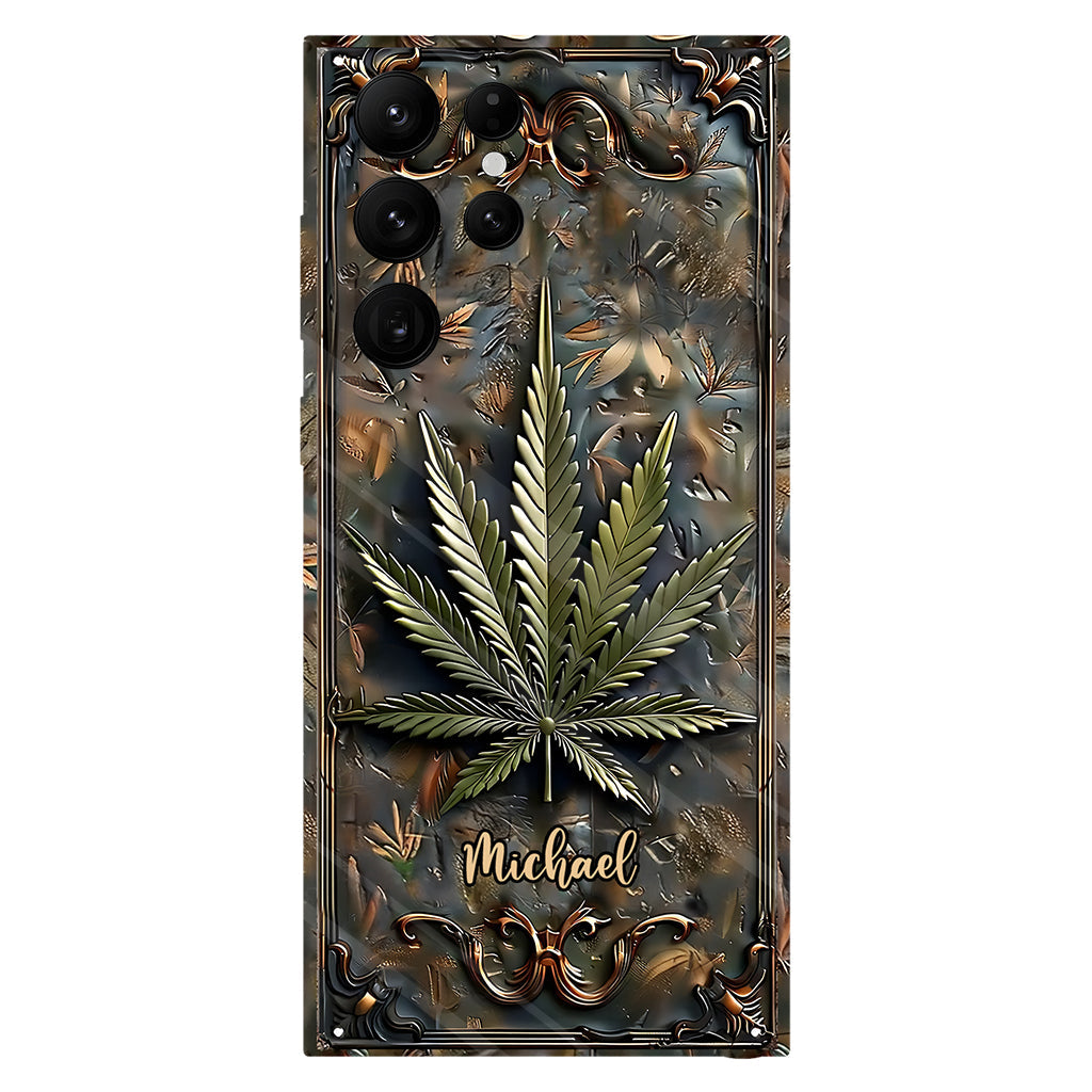 High Life – Personalisierte Handyhülle mit Weed-Motiv