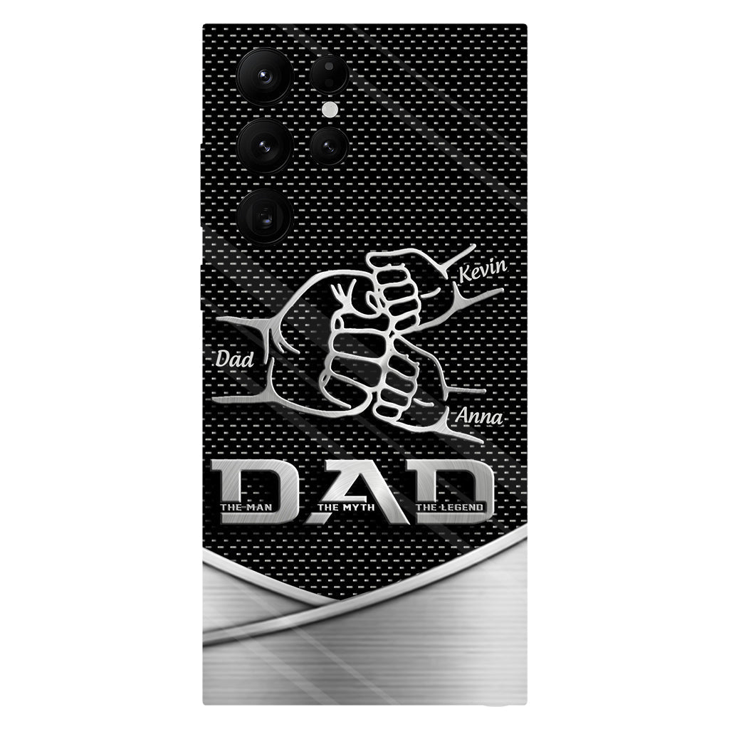 Dad The Man The Myth The Legend First Bump - Christmas Gift for Dad - Personalized Father Full Print Phone Case