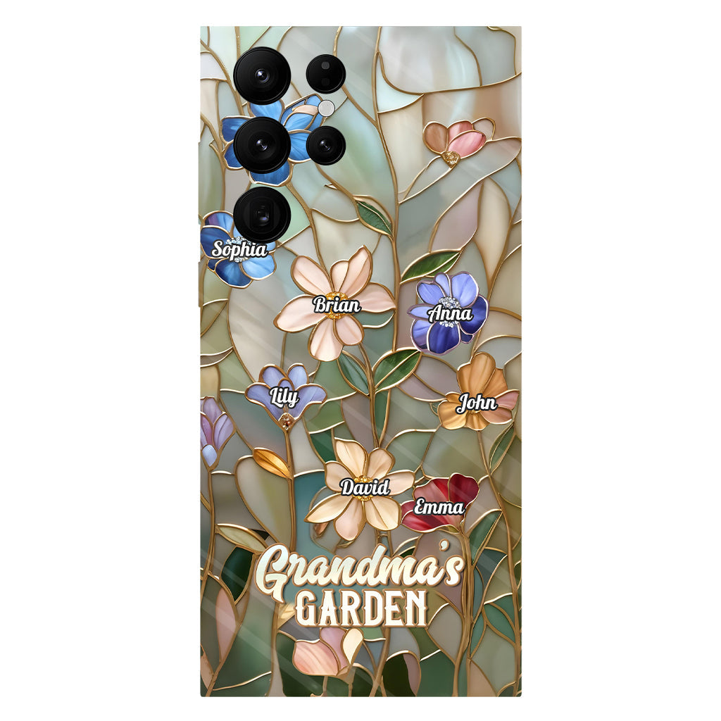 Grandma's Garden - Personalized Grandma Full Print Phone Case