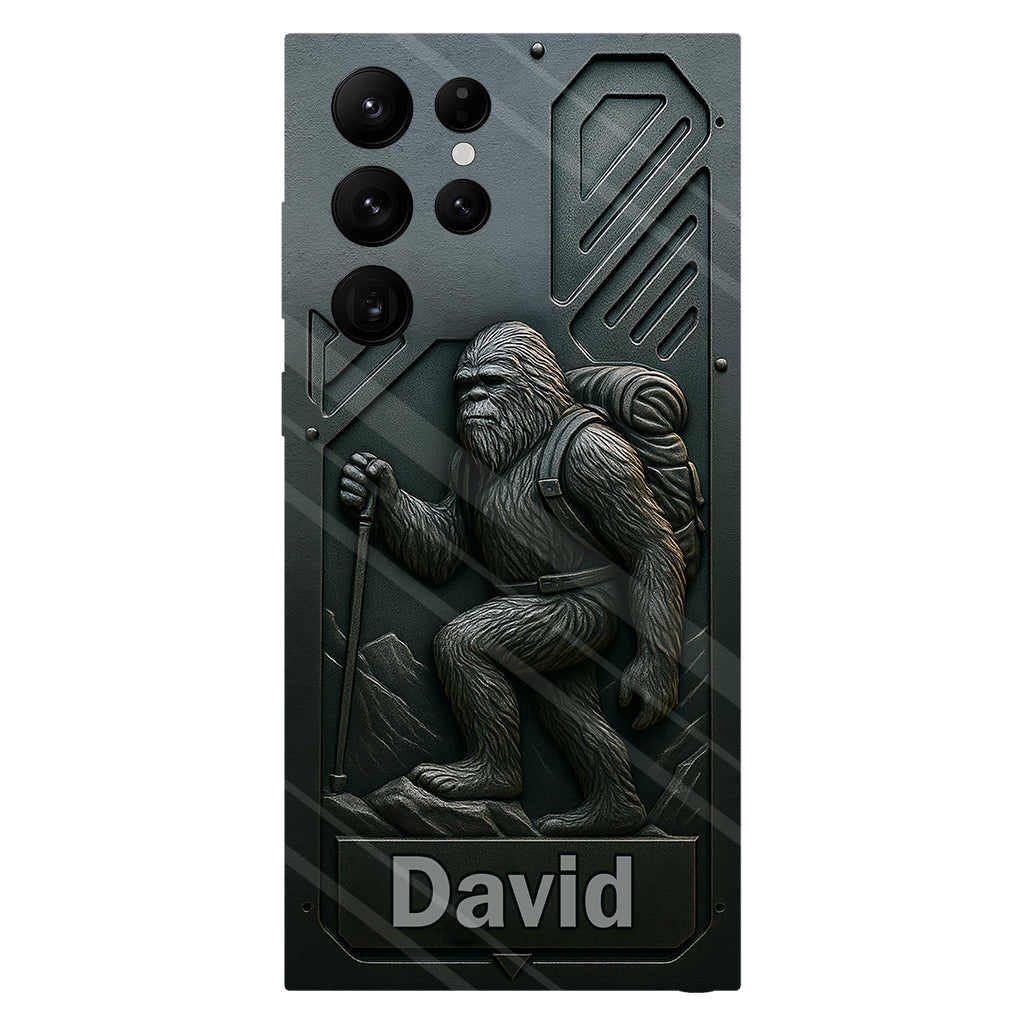 Sasquatch - Coque de téléphone personnalisée avec motif intégral de randonnée