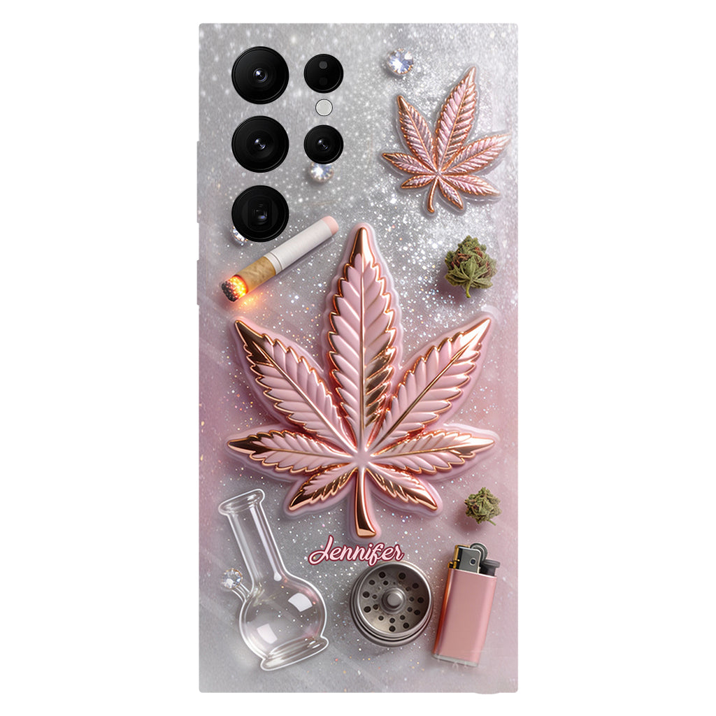Magic Leaf – Personalisierte Handyhülle mit Cannabis-Vollbilddruck