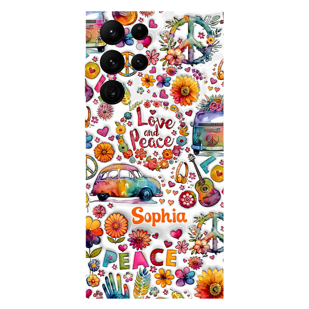 Hippie Soul – Personalisierte Handyhülle mit Hippie-Vollbilddruck