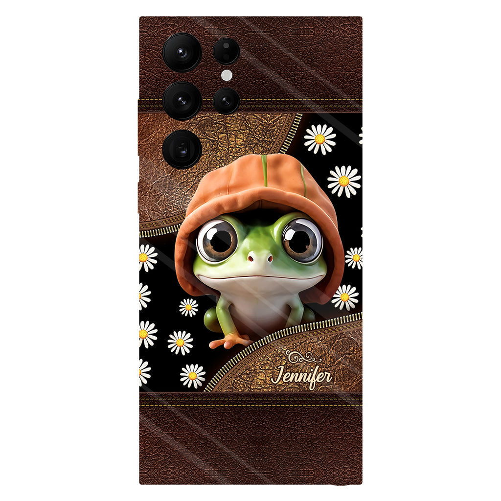 Ich liebe Frösche – Personalisierte Handyhülle mit Frosch-Vollbilddruck