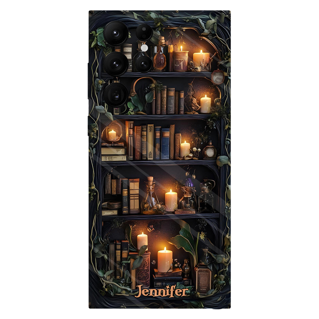 Bookself - Étui de téléphone personnalisé avec livre imprimé intégralement