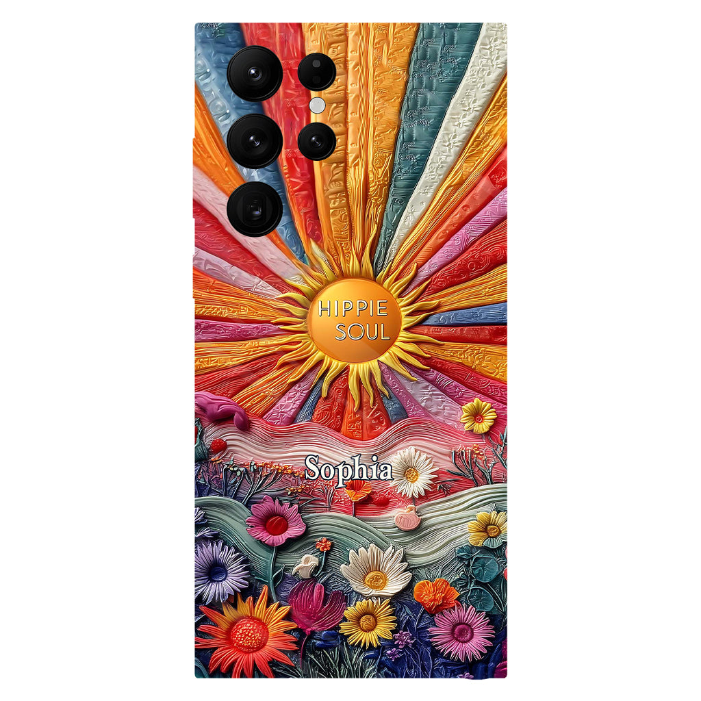 Coque de téléphone personnalisée Hippie Soul - Motif hippie intégral