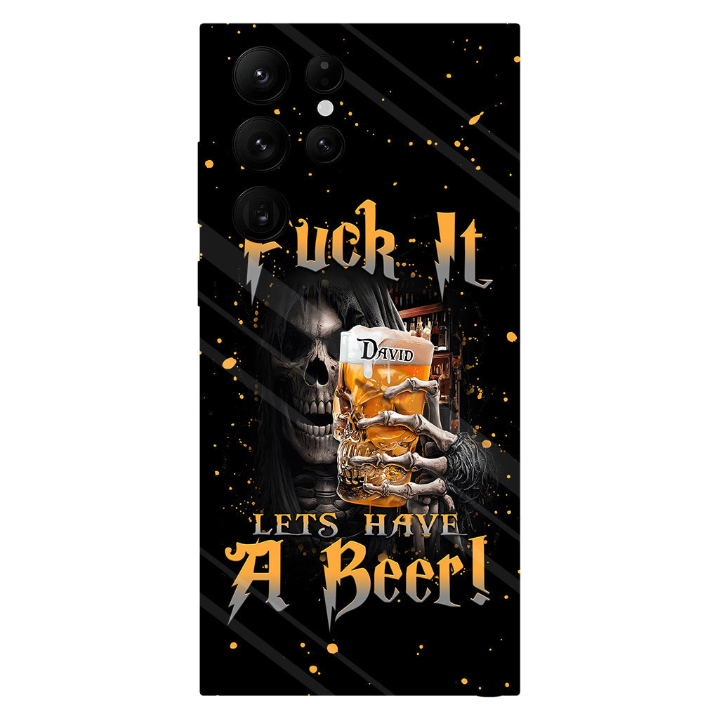 Prenons une bière ! - Coque de téléphone personnalisée avec impression intégrale sur le thème de la bière