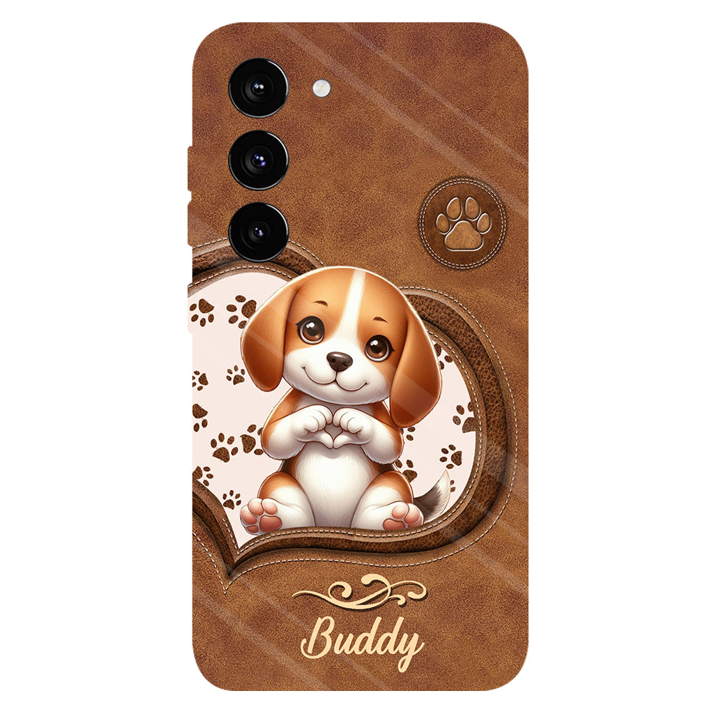 Adorables chiens - Coque de téléphone personnalisée avec imprimé intégral de chien