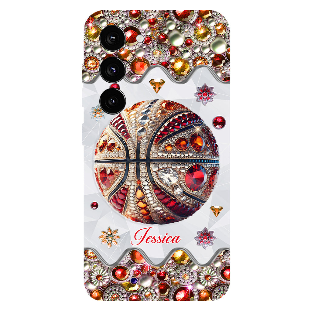 Passionné de basketball - Coque de téléphone personnalisée avec imprimé intégral de basketball