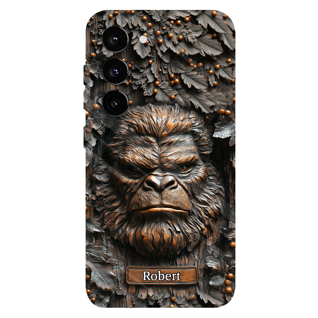Sasquatch - Coque de téléphone personnalisée avec motif intégral pour le camping