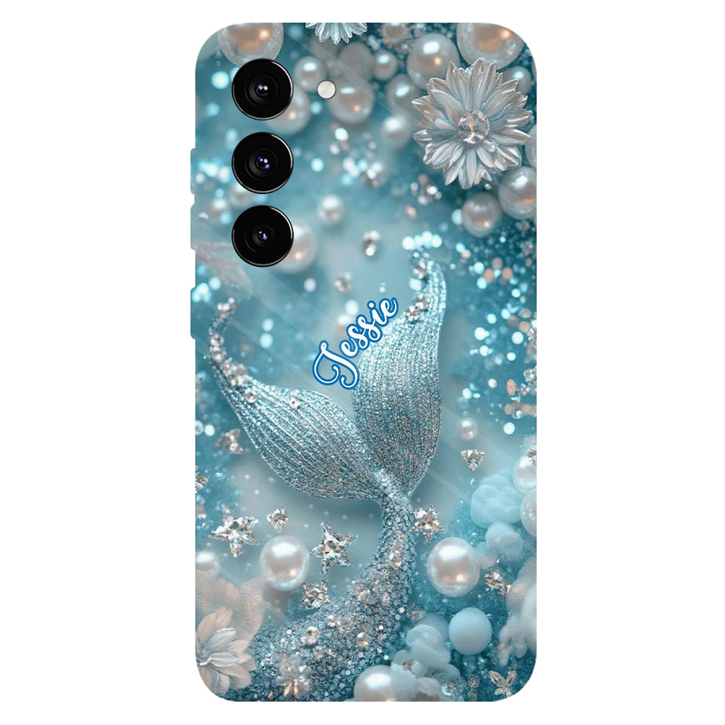 Petite plage salée - Coque de téléphone personnalisée pour amoureux de la mer avec impression intégrale