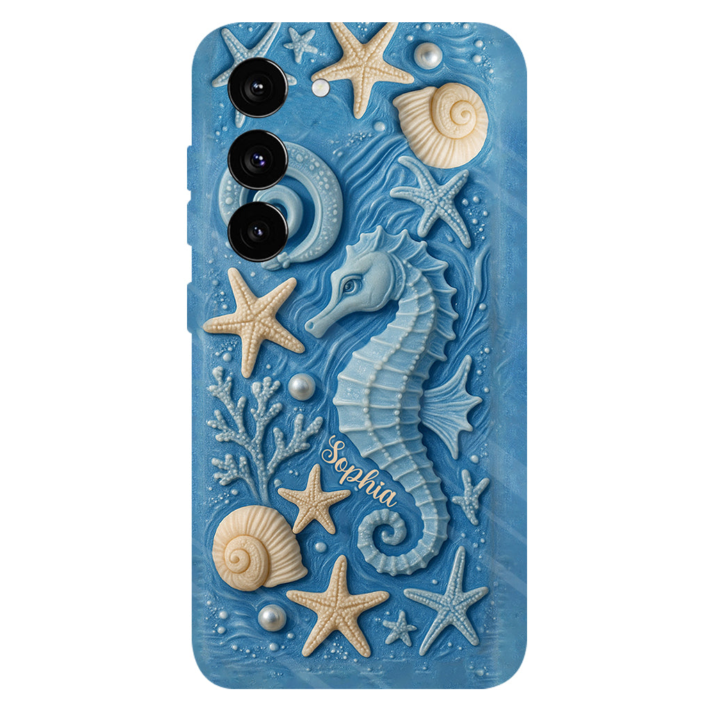 Juste une fille qui aime l'océan - Coque de téléphone personnalisée pour amoureux de la mer avec impression intégrale
