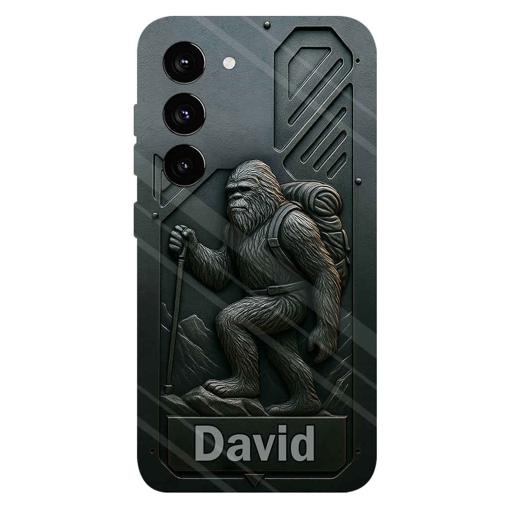 Sasquatch - Coque de téléphone personnalisée avec motif intégral de randonnée