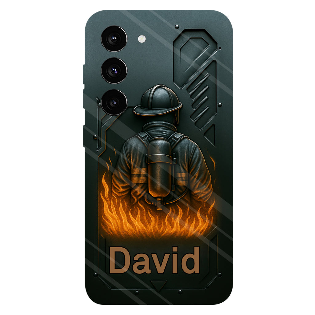 The Strone One - Coque de téléphone personnalisée avec impression intégrale sur le thème des pompiers