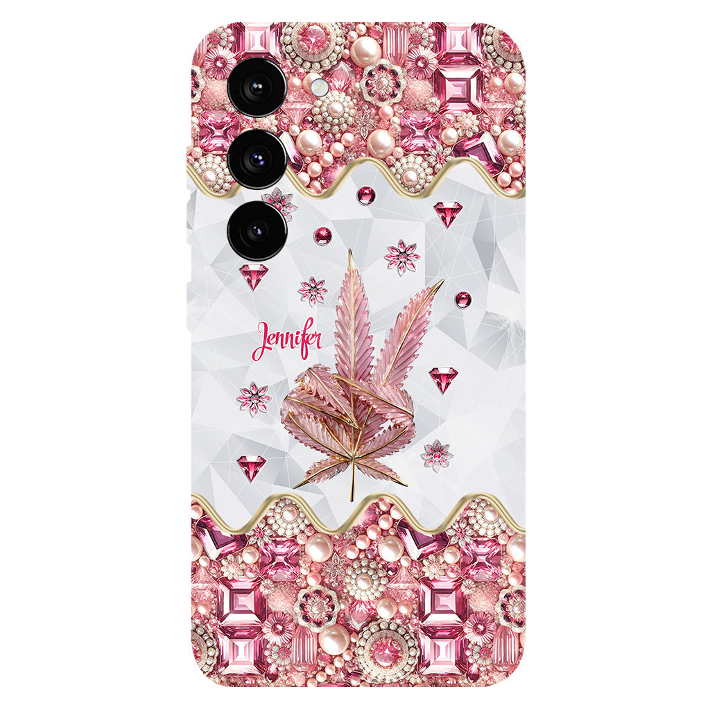 Il y a toujours du cannabis quelque part - Coque de téléphone et support de téléphone personnalisés avec impression intégrale -