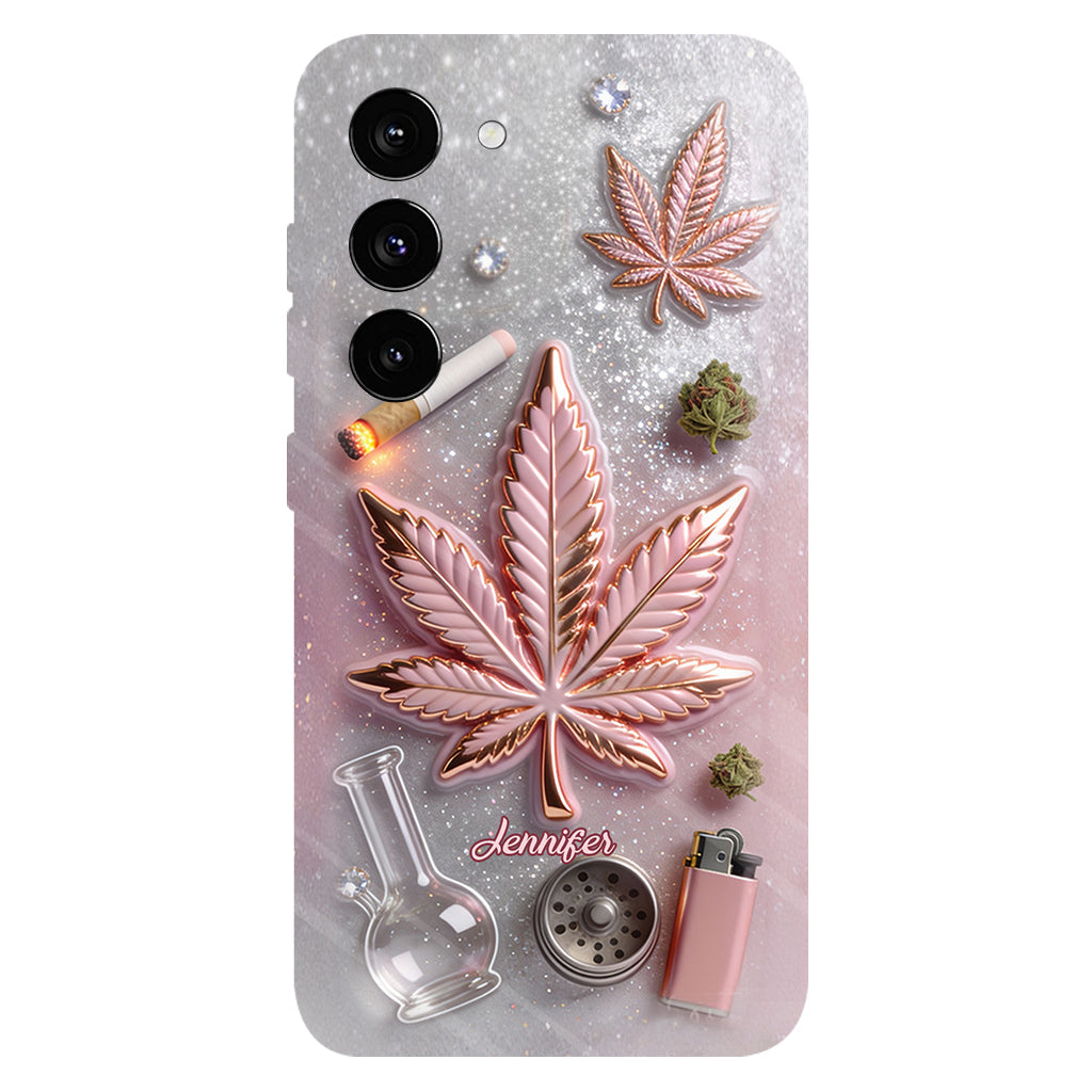 Magic Leaf – Personalisierte Handyhülle mit Cannabis-Vollbilddruck