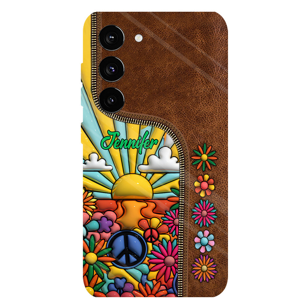 Coque de téléphone personnalisée Hippie Soul - Motif hippie intégral